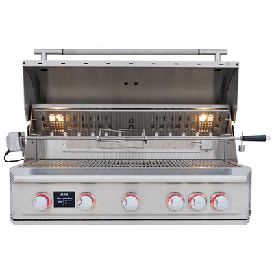 Blaze LTE PRO 40-Inch Built-In Gas Grill | 5 Burners | Digital Display