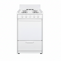 20 In. 2.5 Cu. Ft. Gas Range in White